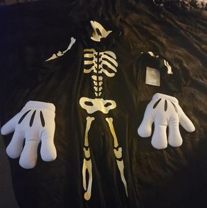 MICKEY MOUSE SKELETON HALLOWEEN COSTUME - NEW